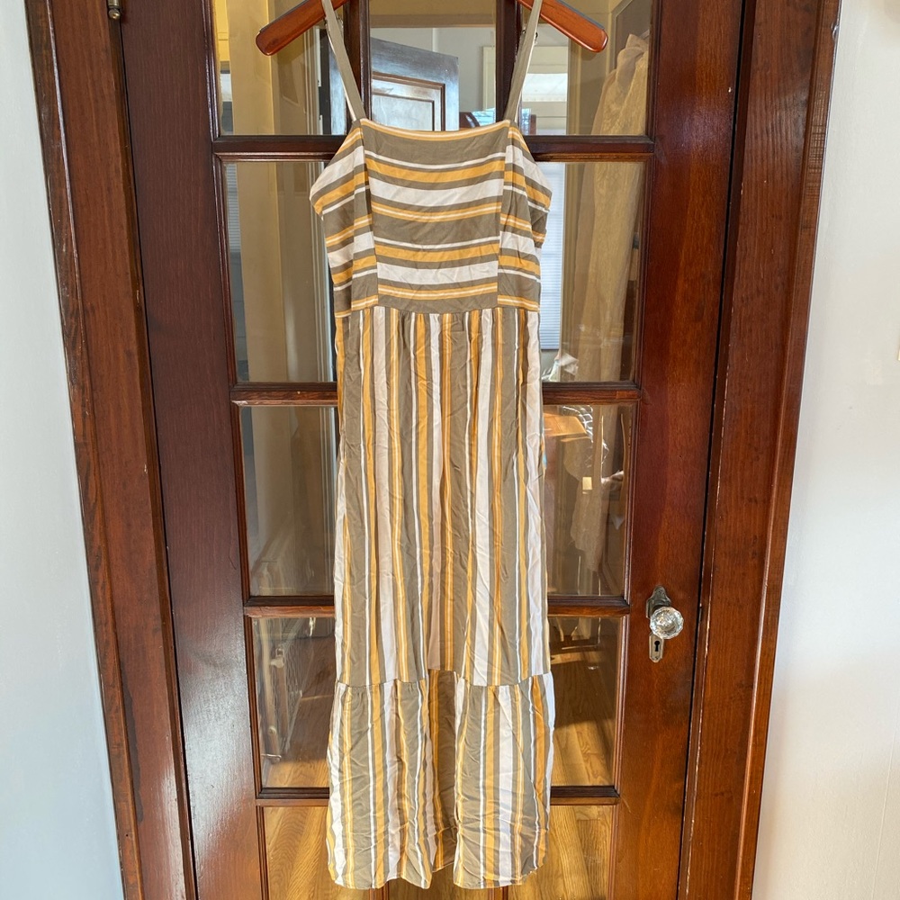 Earth toned maxi dress